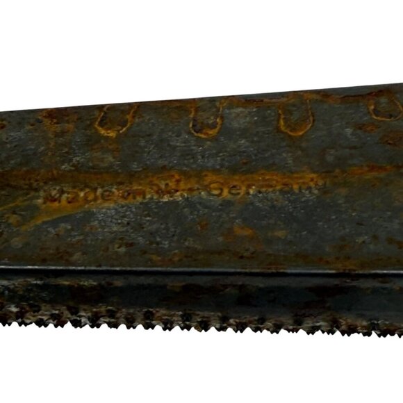 Vintage West Germany Metal Nutmeg Grater Rusty Kitchen Tool Primitive German - Picture 4 of 7